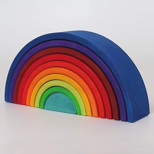 GRIMMS Rainbow Number Land, 10 Pieces