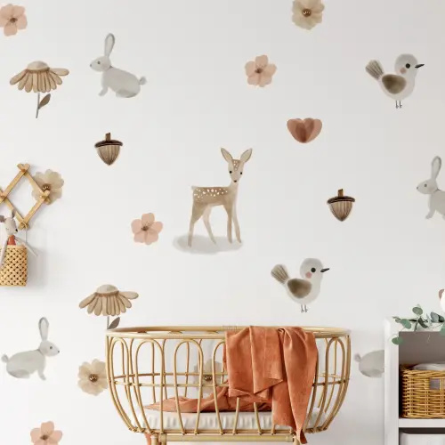 Woodland Forest Wall Decals - Forest Scene by Wallery – Project Nursery