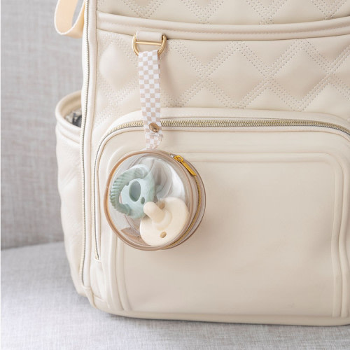 Pacifier Case - Toast Checkerboard