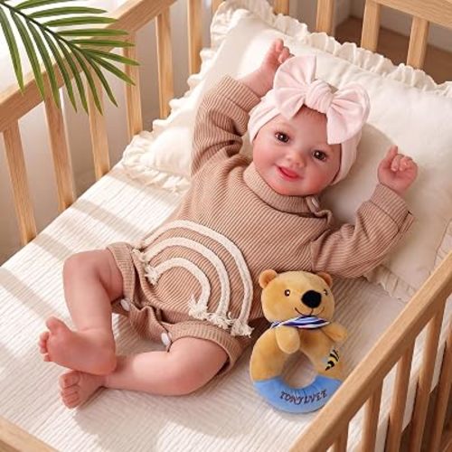 BABESIDE Reborn Baby Dolls Sunny - 17 Inch Cute Realistic Baby Doll