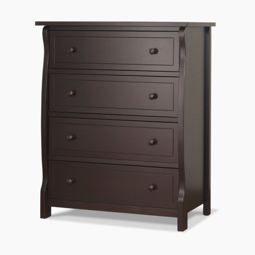 Sorelle Princeton Elite 4 Drawer Dresser - Espresso