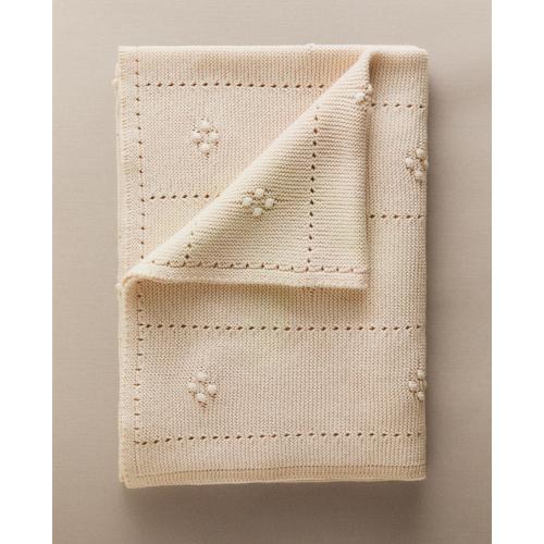 BABY OPENWORK COTTON BLANKET | Zara Home United States of America
