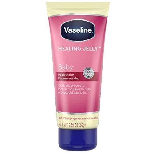 Vaseline Healing Jelly Petroleum Jelly For Diaper Rash Moisturizer For Baby Hypoallergenic Skin Protectant 2.89 oz