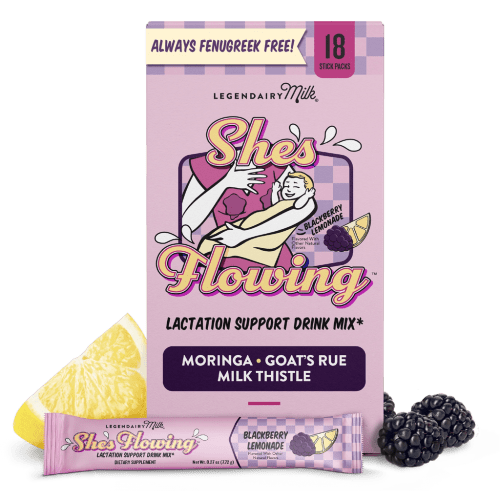 Legendairy Milk She's Flowing Lactation Drink Mix - 18 ct