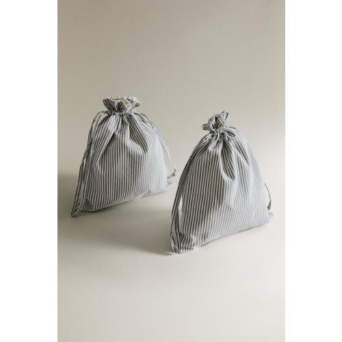 KIDS' STRIPED LAUNDRY BAG (2-PACK)