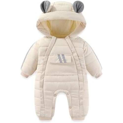 Baby/Infant Snowsuit Toddler for Kids Girls Boys Newborn Baby Jumpsuit Down Cotton Winter Clothes Zipper Coat