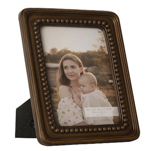 Belle Maison 4" x 6" Beaded Resin Frame Table Decor