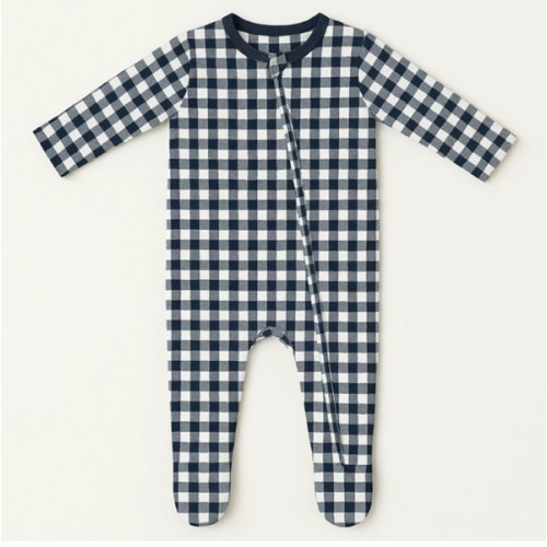 Gingham Footie Pajama – Waverles