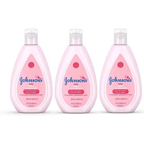 Johnson's Baby Lotion Travel Size 1.7 oz (50ml) - Pack of 3