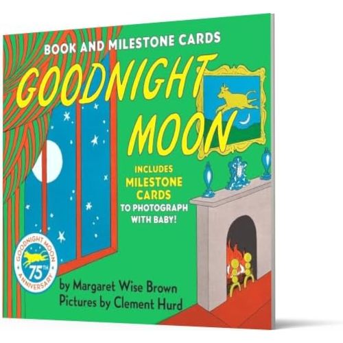 Goodnight Moon Milestone Edition: A Beloved Bedtime Classic Featuring a Bunny Saying Goodnight Board book – January 4, 2022