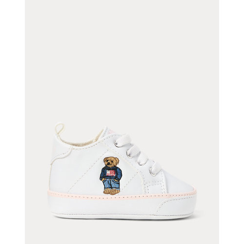 Quilton Polo Bear Faux-Leather Sneaker