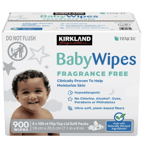 Kirkland Signature Baby Wipes Fragrance Free, 900-count | Costco