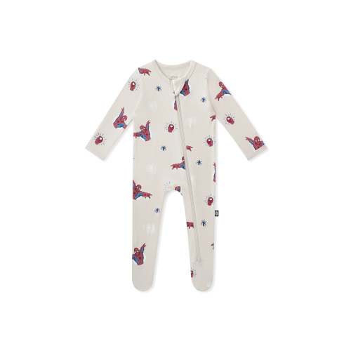 Zippered Footie in Spider-Man