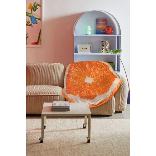 Fruit Slice Round Fleece Throw Blanket