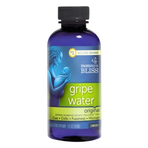 Mommy's Bliss Gripe Water for Babies with Gas, Colic or Stomach Discomfort - 4oz