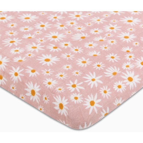 Babyletto All-Stages Bassinet Sheet in GOTS Certified Organic Muslin Cotton