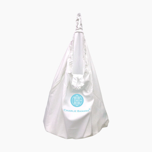 Charlie Banana Hanging Diaper Pail - White