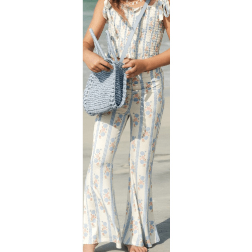 Isla Smocked Cropped Flare Set – In My Jammers