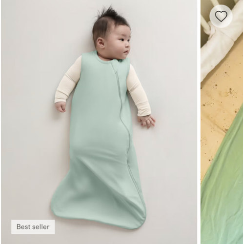 Bamboo Sleep Bag 1.0 TOG in Granite Green