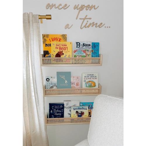 Once Upon a Time Sign: Baltic Birch Kids Room Decor