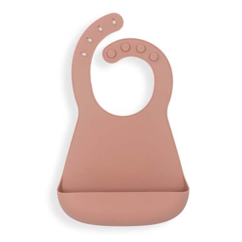 Silicone Bib - Pale Terracotta – Yeah Baby Goods