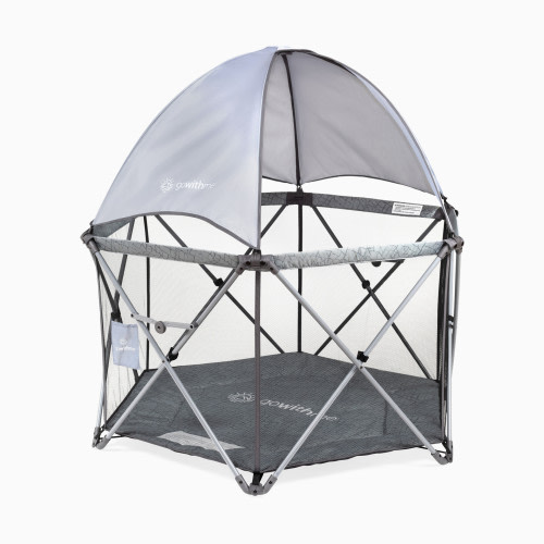 Baby Delight Go With Me Eclipse Deluxe Portable Playard - Elephant Grey