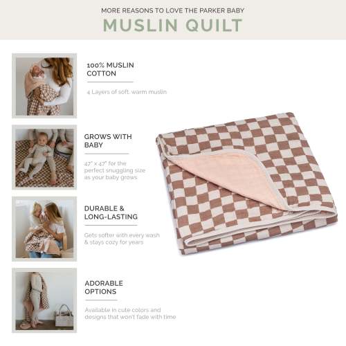 Rosewood Checker Quilt