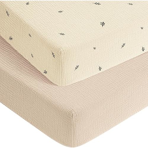 Susurration Muslin Crib Sheets 2 pk