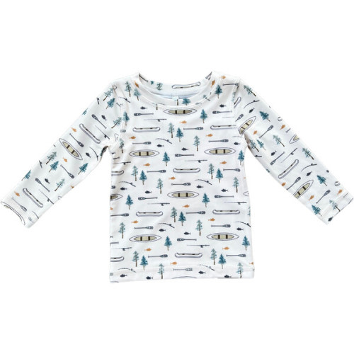 Long Sleeve Rash Guard Swim Shirt Canoe - Babysprouts | Maisonette