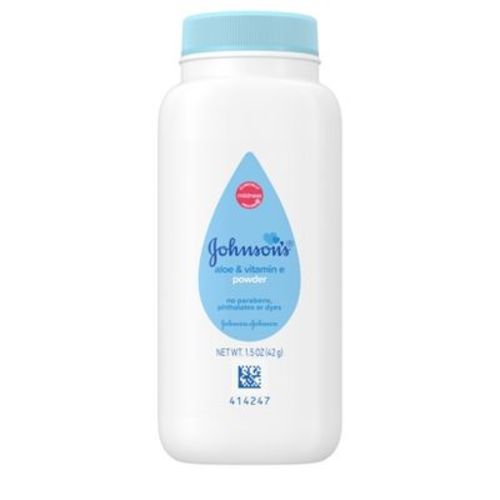 Johnson's Baby Naturally Derived Cornstarch Baby Powder with Aloe and Vitamin E for Delicate Skin - 1.5oz