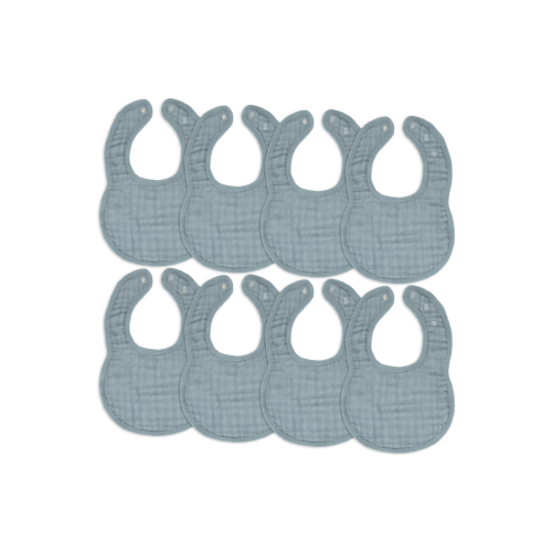 Muslin Bibs - Pack of 8
