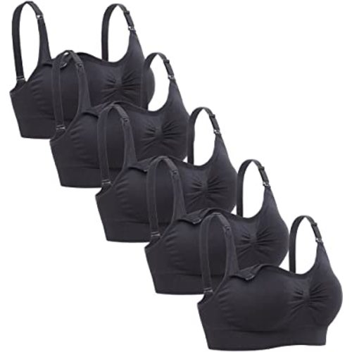 Lataly Womens Sleeping Nursing Bra Wirefree Breastfeeding Maternity Bralette