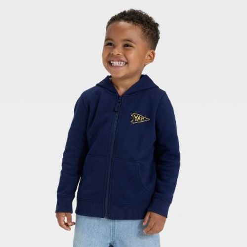 Toddler Boys' Fleece Zip-Up Hoodie Sweatshirt - Cat & Jack™