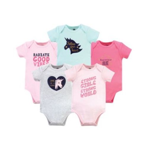 Essential 5-Piece Cotton Bodysuit Set