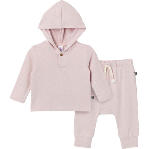 2-Piece Baby Girls Light Pink Hooded Brushed Hacci Set – Gerber Childrenswear