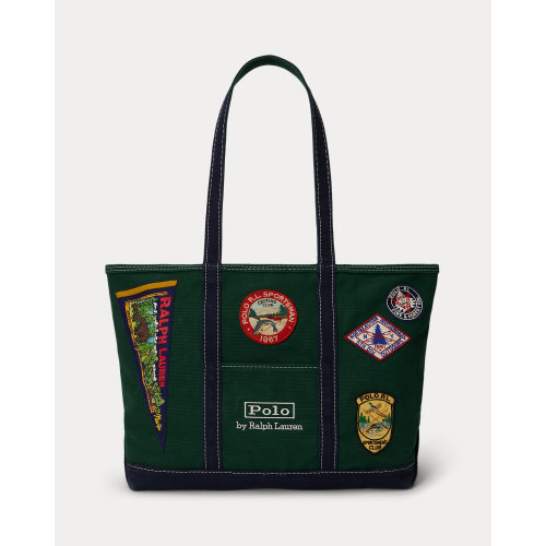 Logo-Patch Canvas Tote for Men | Ralph Lauren