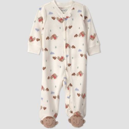 Carter's Just One You® Baby Boys' Mammoth Sleep N' Play - Brown/Ivory 6M