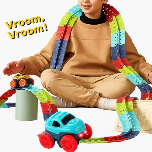 FlexiLoop LED Anti Gravity Racing Track - Little Learners Toys