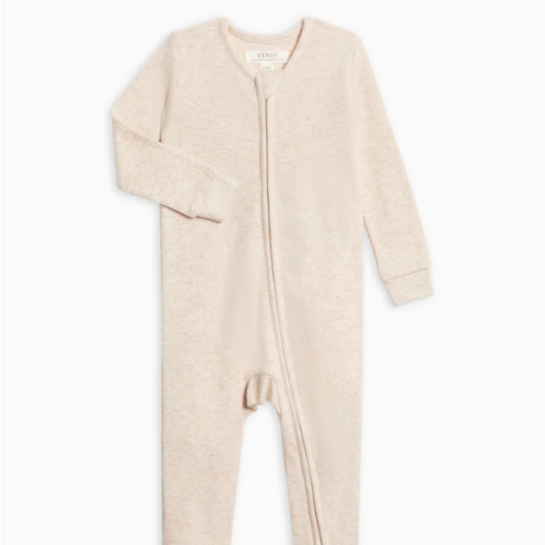 Lane Waffle Knit Zipper Sleeper