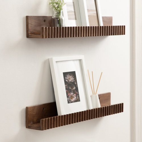 Ebern Designs Two-Piece Picture Ledge Shelf Set & Reviews | Wayfair
