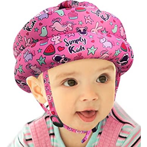 Baby Helmet for Crawling Walking - Baby Head Protector No Bumps and Soft Cushion Infant Baby Safety Headguard I Toddler Helmets 1-2 Years Old, 6-12 Months