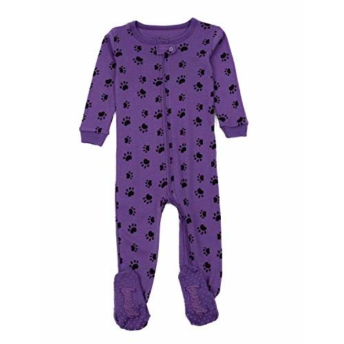 Leveret Kids Pajamas Baby Boys Girls Footed Pajamas Sleeper 100% Cotton (Size 6-12 Months-5 Toddler)