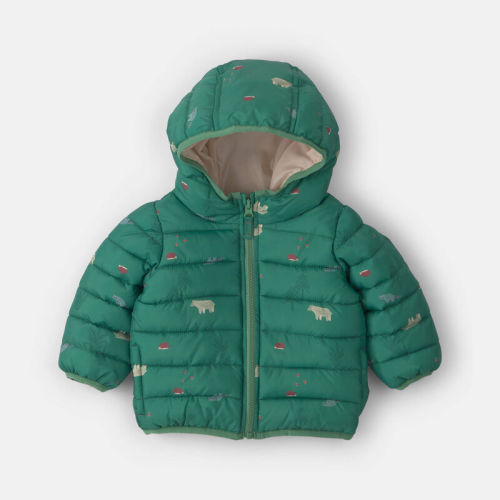 12M Baby Boy Midweight Packable Puffer- Green | Carter’s Oshkosh Canada