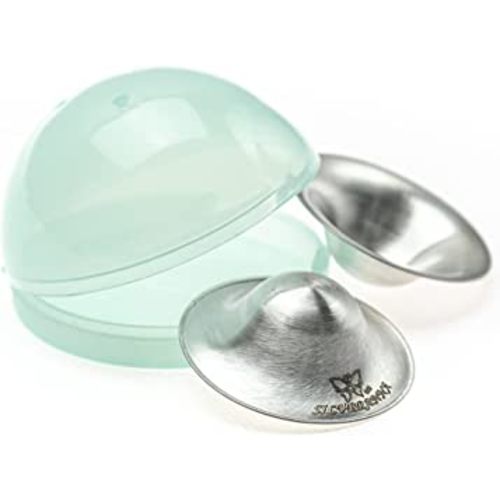 The Original Silver Nursing Cups, Nipple Shields for Nursing Newborn, Nipple Protector for Breastfeeding, Nipple Covers Breastfeeding, No Need Nipple Cream, Newborn Essentials Must Haves