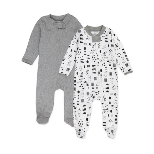 2-Pack Organic Cotton Sleep & Plays | Honest Baby Clothing - pattern Play