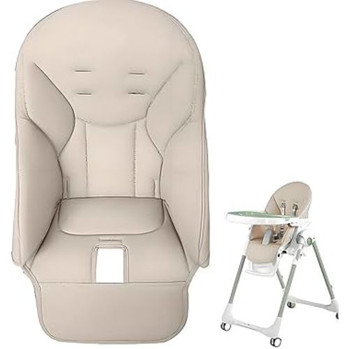 High Chair Covers for Baby - Replacement Cover for High Chairs - Comfortable Cushion for Baby High Chair - High Chair Cushion Replacement (Beige)