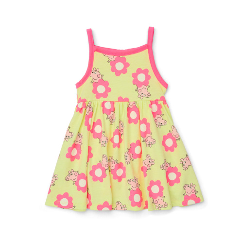 Peppa Pig Toddler Girls Graphic Print Tank Dress, Sizes 12M-5T