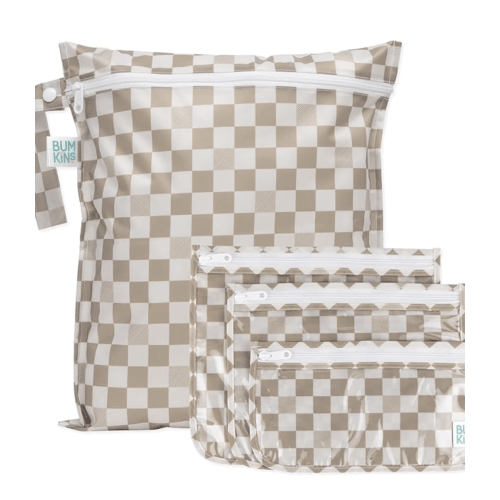 Bumkins Waterproof Wet Bag & Clear Travel Bags