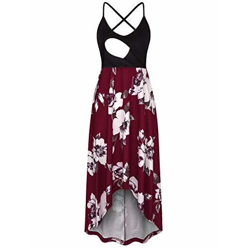 BAIKEA Women's Breastfeeding Floral Sundress Maternity Nursing Cami Dresses
