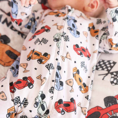 Pit Crew Zipper Footie